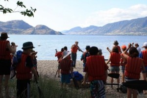 Canoe training